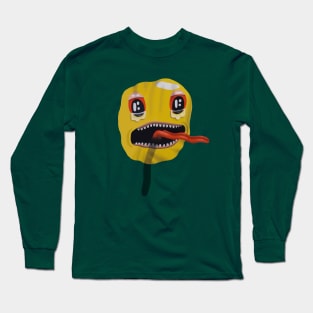 Sad Trippy Smiley Long Sleeve T-Shirt